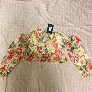 Off the shoulders fashion nova top